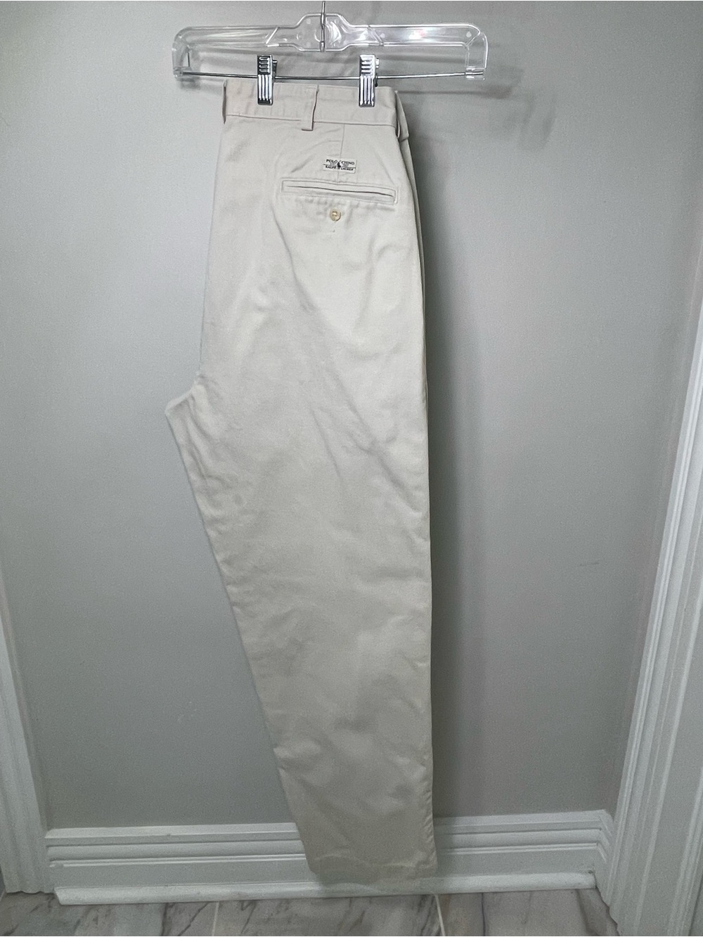 Polo by Ralph Lauren Men's Cream Chino Pants